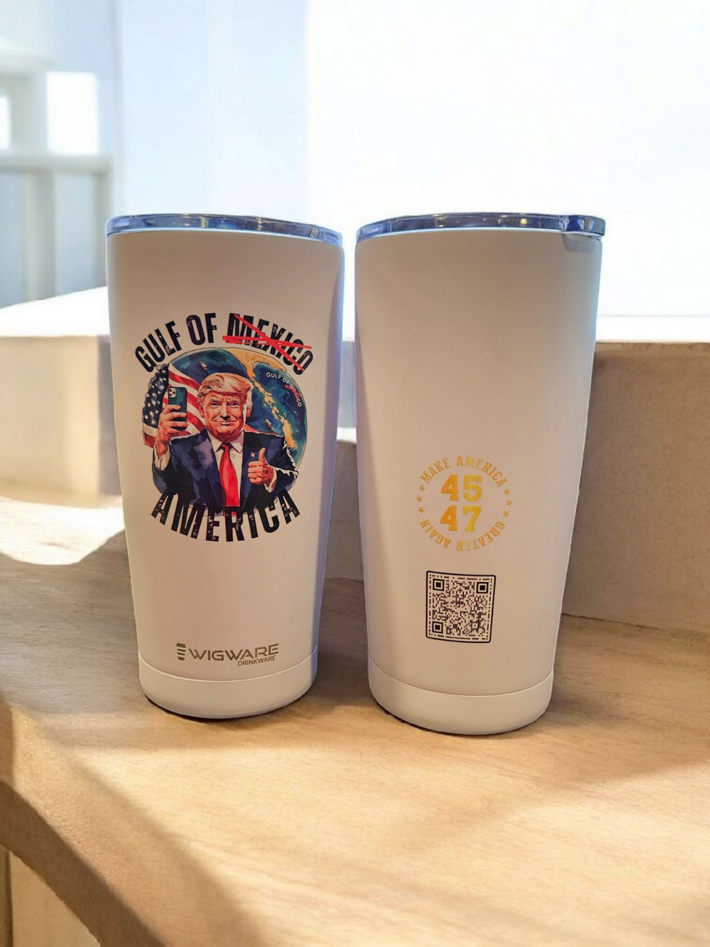 Gulf of America President Donald Trump 20 oz Stainless Steel Tumbler
