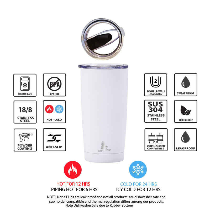 Customizable Individual 20 Oz Swigware Hot/Cold Tumbler Keeps Drink Cold or Hot Stainless Steel