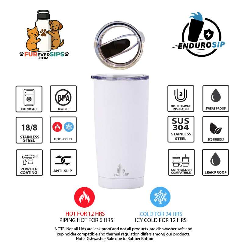 Bite Me 20oz Stainless Steel Tumbler – Fishing Hook Design by EnduroSip™