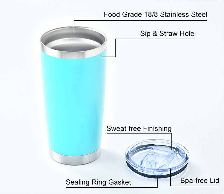 West Islip Lacrosse 20 oz Stainless Steel Tumbler