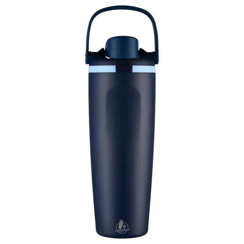 30 oz Lock Lid Handheld Stainless Steel Tumbler with Handle & Straw – EnduroSip