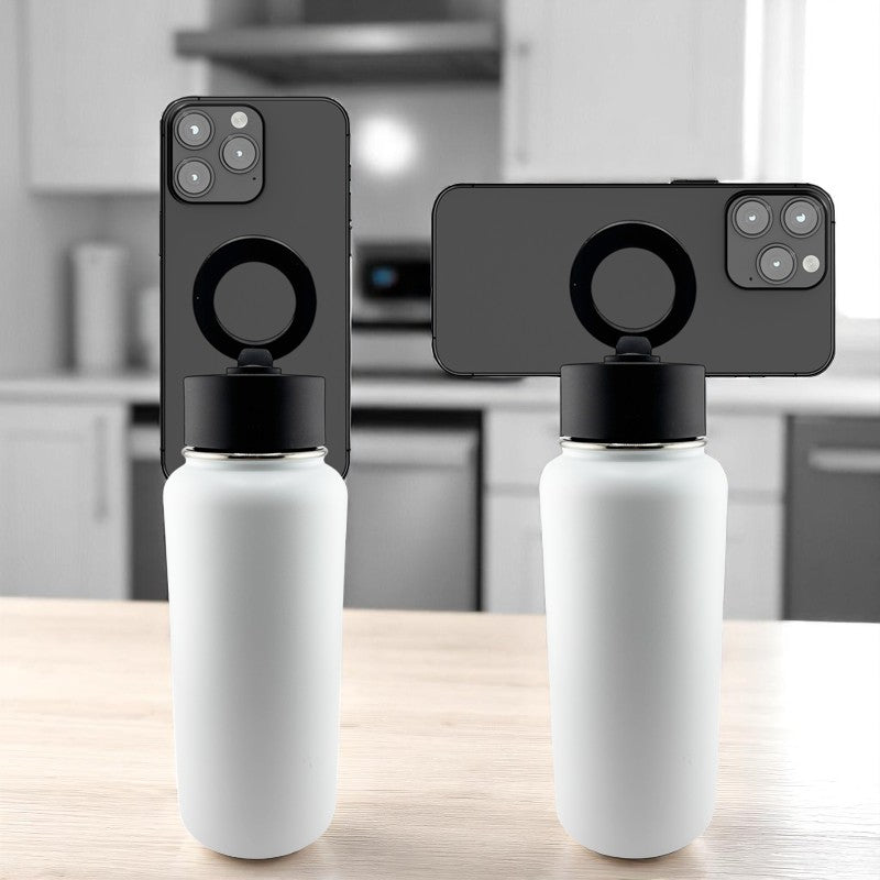 32 oz EnduroSip™ MagSafe Phone Holder Tumbler – “Wishin’ I Was Fishin’”