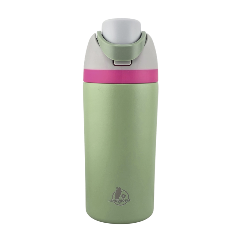 EnduroSip® 16 oz Kids Insulated Stainless Steel Water Bottle with Straw
