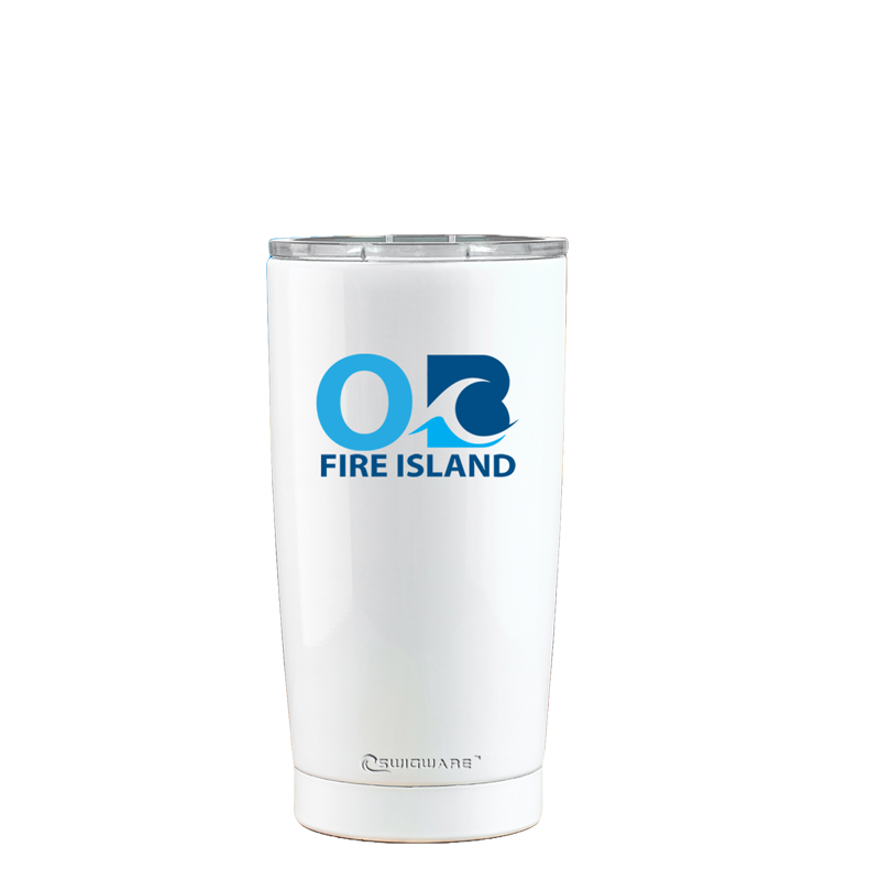 Ocean Beach Fire Island OB Wave 20 oz Stainless Steel Tumbler