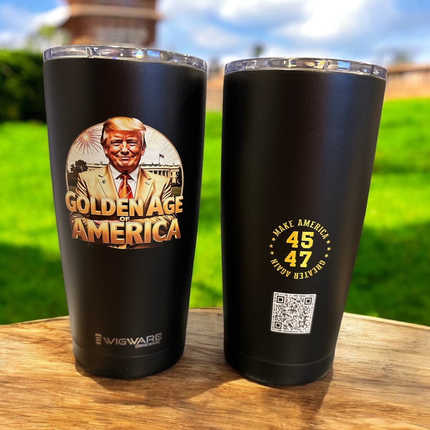 Golden Age of America President Donald Trump 20 oz Stainless Steel Tumbler