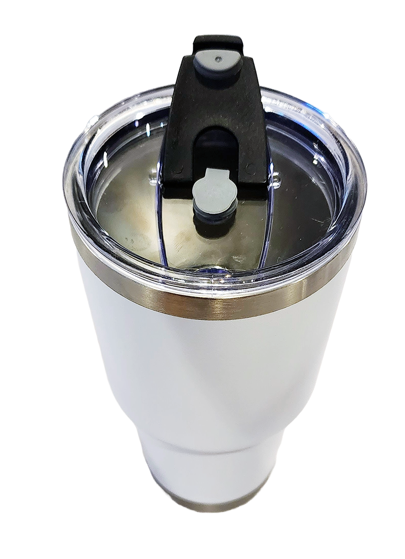Tumbler Lid for 30 Oz Replacement Lids for 30 oz Stainless Steel Tumbler Travel Cup Yeti ,Ozark Trails and more Flipping Straw Lid