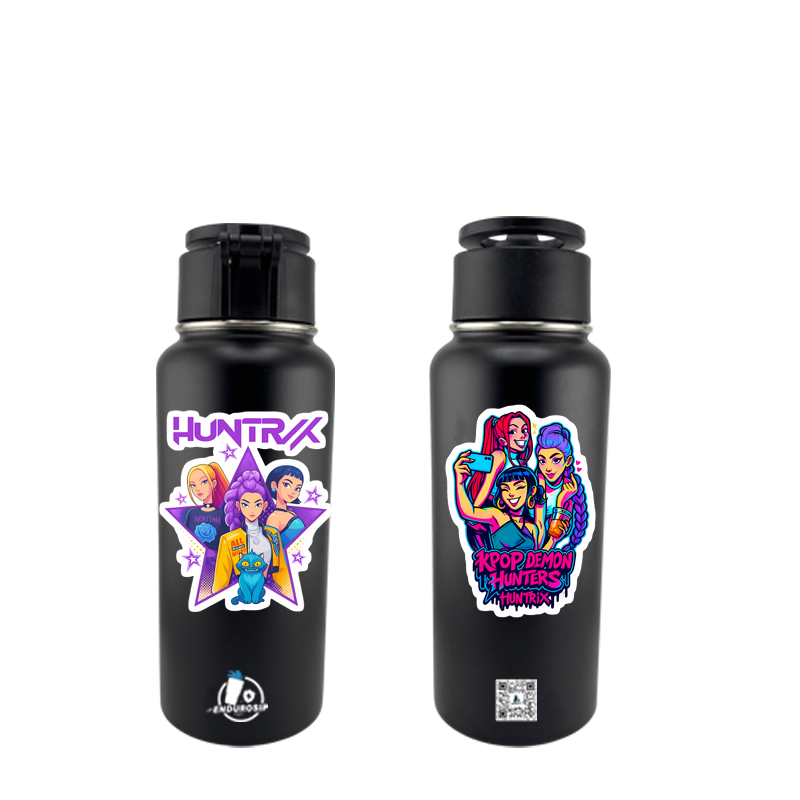 32 oz MagSafe Stainless Steel Tumbler – KPOP Demon Hunters x Huntrix Edition | EnduroSip Magnetic Phone Mount
