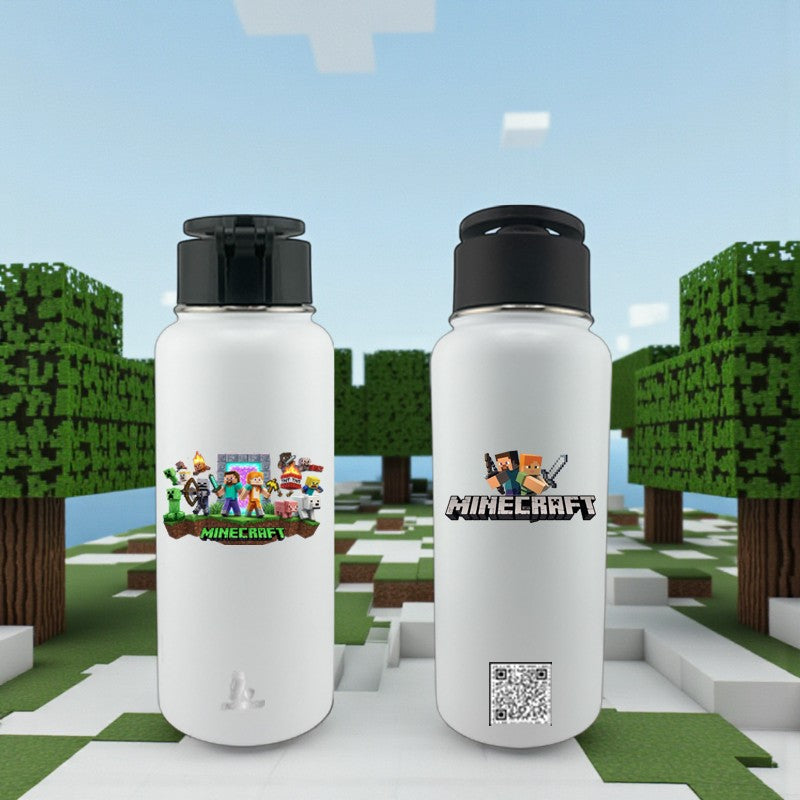 32 oz MagSafe Stainless Steel Tumbler – Minecraft Edition | EnduroSip Magnetic Phone Mount