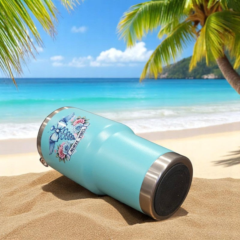 Nurse Vibes 30 oz Stainless Steel Double Wall Insulated Stay Hot Stay Cold Tumbler Cup