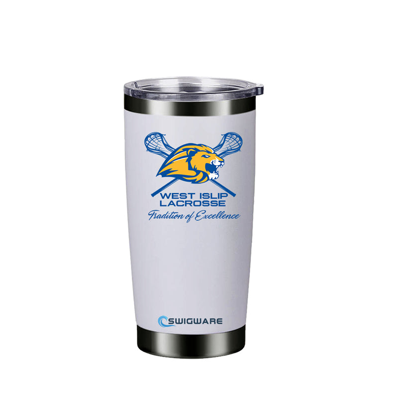West Islip Lacrosse 20 oz Stainless Steel Tumbler