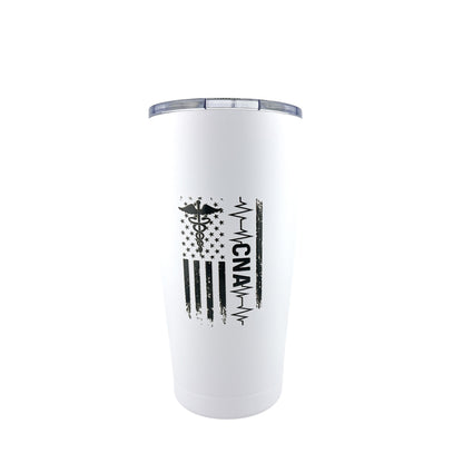 CNA 20 oz, 30 oz & 12 oz Double Wall Vacuum Insulated CNA Certified Nurses Assistant Tumbler (3 included)