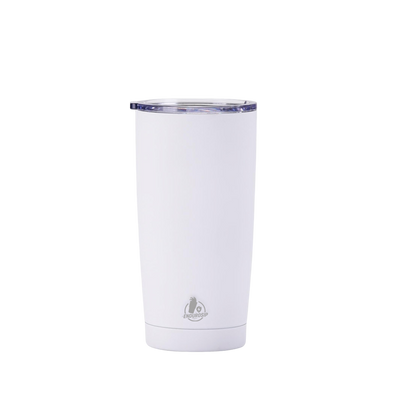 EnduroSip™ 20 oz Stainless Steel Tumbler | Double-Wall Vacuum Insulated | Black or White | MOQ 1