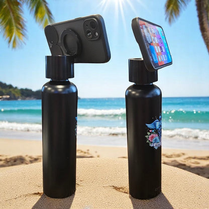 Nurse Vibes 2024 24oz 750ml Multifunction Portable Water Bottle Magnet Top Magnetic Lid Water Bottle Phone Holder