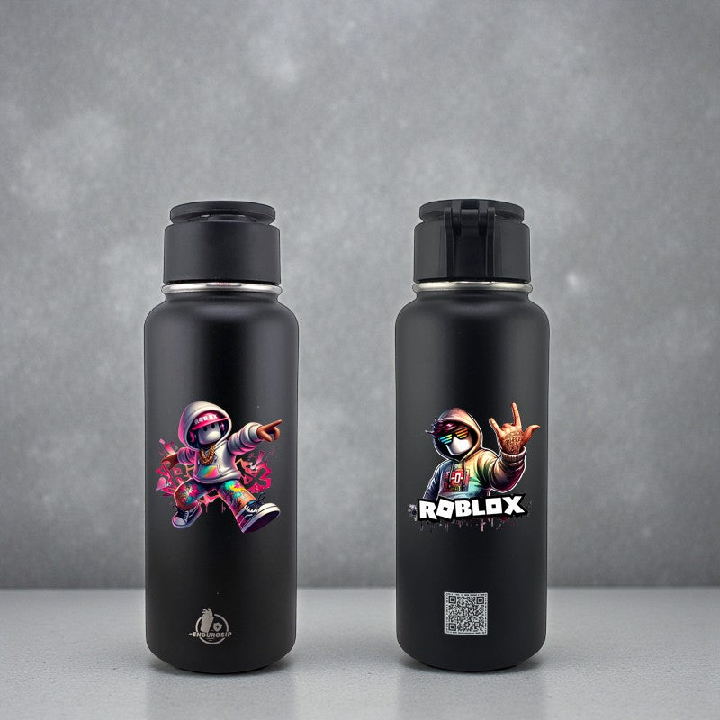 Roblox 32 oz MagSafe Phone-Holder Water Bottle – Double-Sided 3D UVDTF Permastickers | Vacuum Insulated | EnduroSip