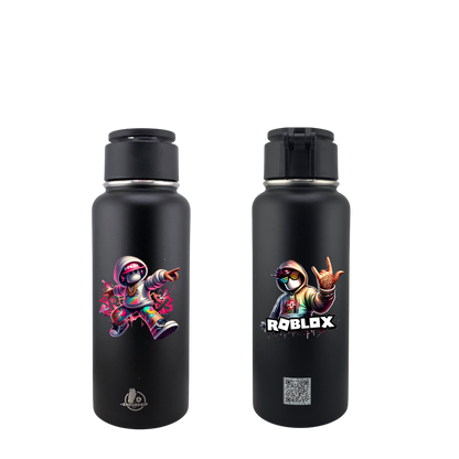 Roblox 32 oz MagSafe Phone-Holder Water Bottle – Double-Sided 3D UVDTF Permastickers | Vacuum Insulated | EnduroSip