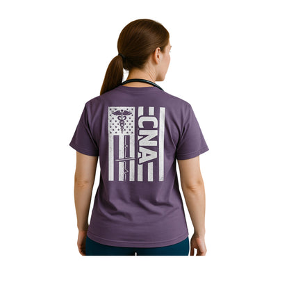 Short Sleeve CNA T-Shirt Purple