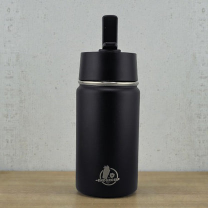 12 oz Kids K-POP Inspired Water Bottle – White | Front & Back UVDTF 3D Design