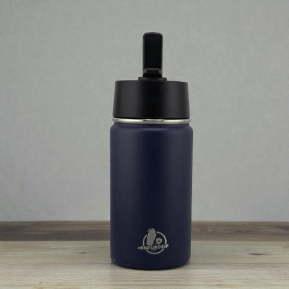 12 oz Kids K-POP Inspired Water Bottle – White | Front & Back UVDTF 3D Design