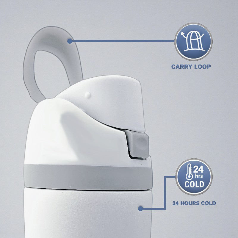 16 oz K-Pop Kids Fruit Bottle – Double-Sided UVDTF 3D Permasticker Design | Huntrix Character Edition | Leak-Proof & Kid-Friendly