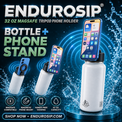 EnduroSip® 32 oz MagSafe-Compatible Phone Holder Insulated Water Bottle