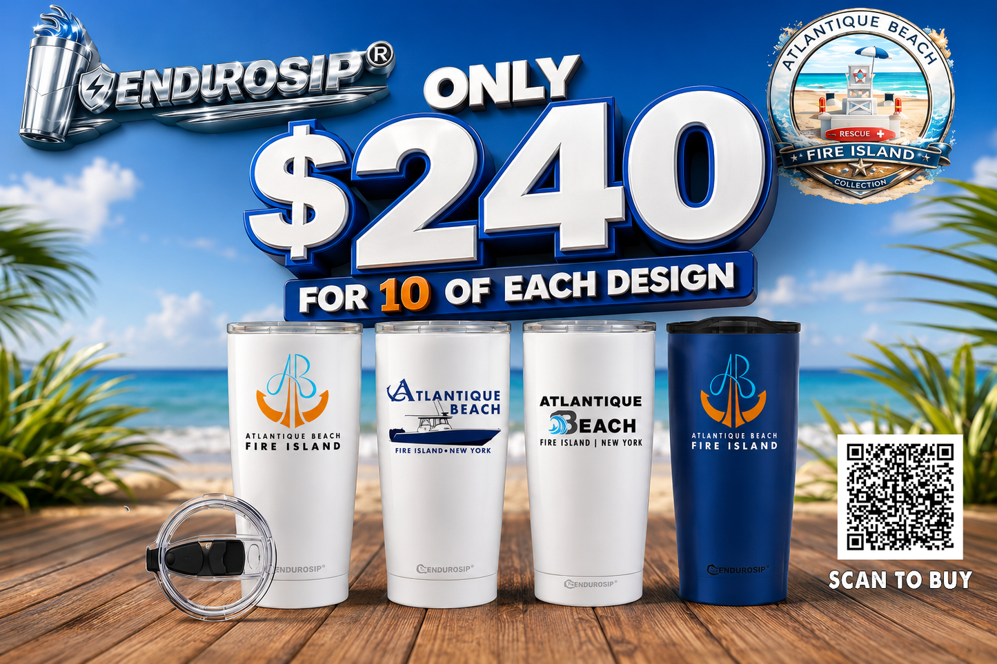 Atlantique Drinkware Big Deal Bundle – 10 of Each Design for Only $240!