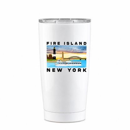 Fire Island Great South Bay 20 oz Stainless Steel Tumbler
