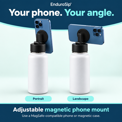 EnduroSip® 32 oz MagSafe-Compatible Phone Holder Insulated Water Bottle