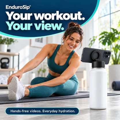 EnduroSip® 32 oz MagSafe-Compatible Phone Holder Insulated Water Bottle