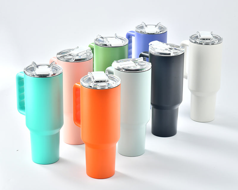 40 oz Tumbler Replacement Lids Clear Plastic Splash Resistant  compatible with Stanley Adventure Quencher Travel Tumbler