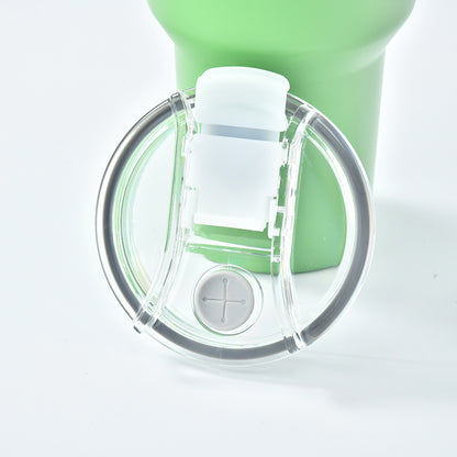 40 oz Tumbler Replacement Lids Clear Plastic Splash Resistant  compatible with Stanley Adventure Quencher Travel Tumbler