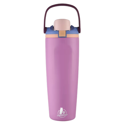 30 oz Lock Lid Handheld Stainless Steel Tumbler with Handle & Straw – EnduroSip