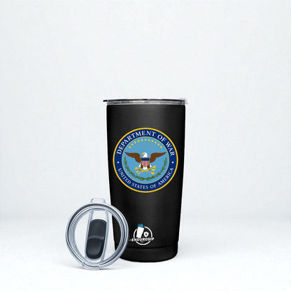 Department of War – Limited Edition 20oz Stainless Steel Tumbler | EnduroSip™ Insulated Cup Available in Blue Black White