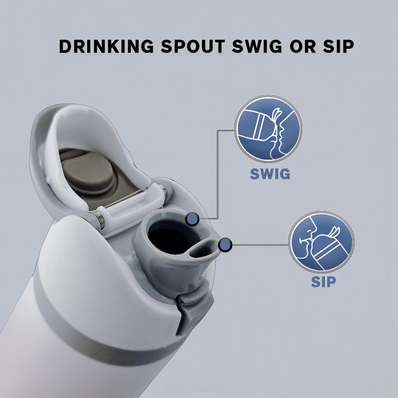 EnduroSip Kids Fruit Bottle Insulated Stainless Steel Water Bottle with Straw for Sports, Travel, and School, BPA-Free Sports Water Bottle, 16 oz