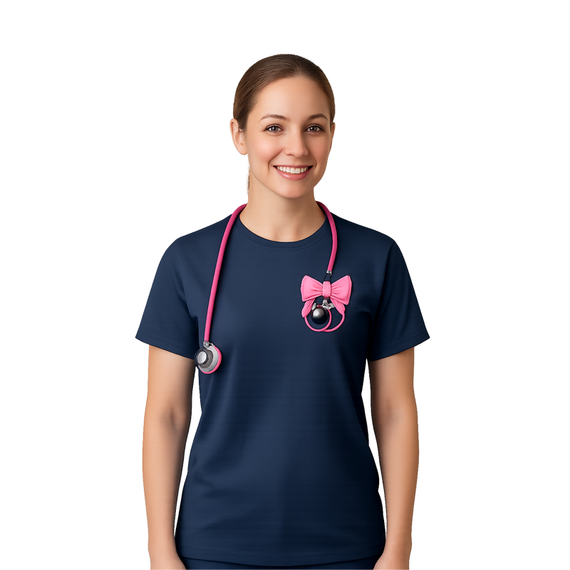 Registered Nurse Short Sleeve RN T-Shirt Navy Blue