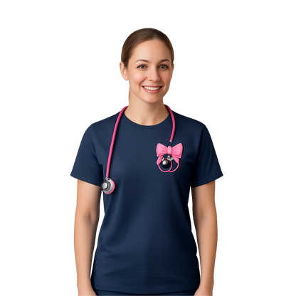 Registered Nurse Short Sleeve RN T-Shirt Navy Blue