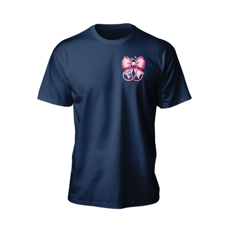 Registered Nurse Short Sleeve RN T-Shirt Navy Blue