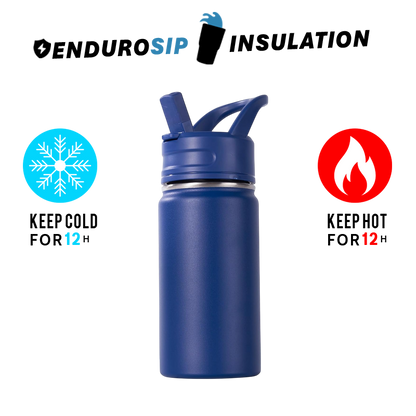 12 oz Kids Water Bottle Tumbler – Roblox-Inspired Front & Back | UVDTF 3D Permasticker | Leak-Proof, Insulated, Stainless Steel