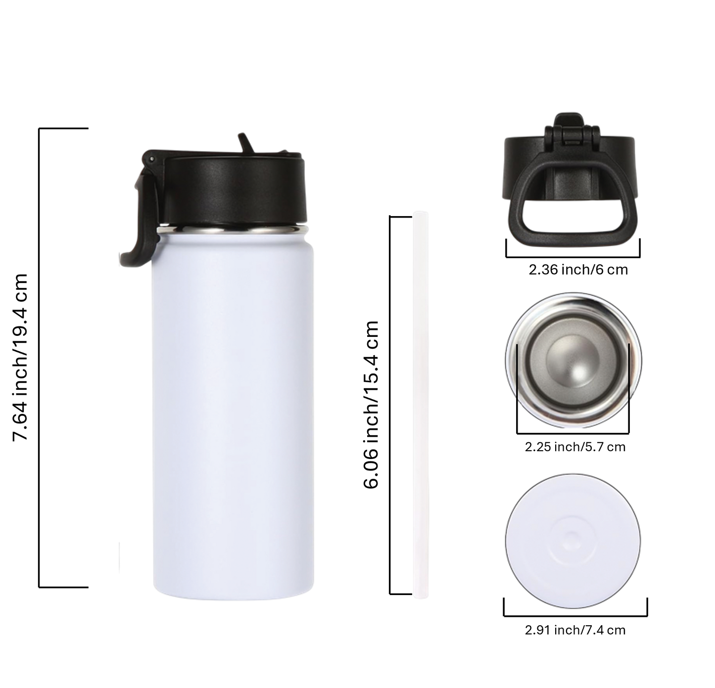 K-Pop Rumi  Double UVDTF 16 oz Water Bottle – Premium Vacuum Insulated | Wide-Handle Lid | Rumi & HuntrX Design