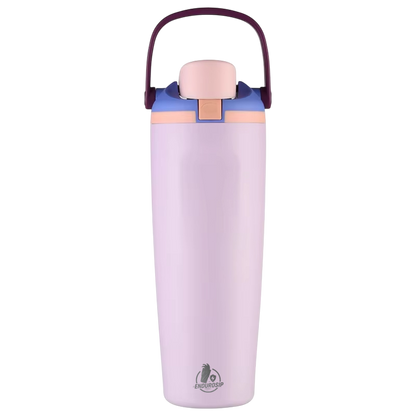 30 oz Lock Lid Handheld Stainless Steel Tumbler with Handle & Straw – EnduroSip
