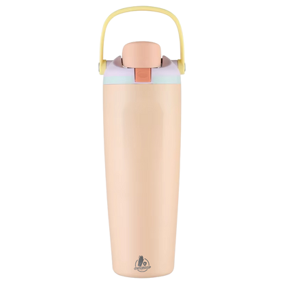 30 oz Lock Lid Handheld Stainless Steel Tumbler with Handle & Straw – EnduroSip