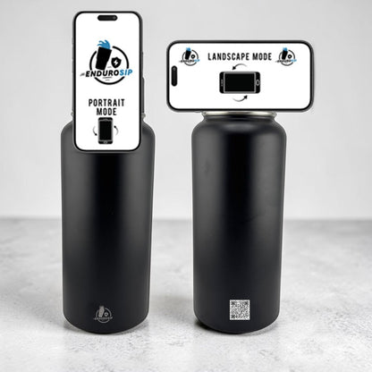 32oz Magsafe Stainless Steel, Double Wall Vacuum Insulated Phone Holder, Tripod Thermos Water Bottle