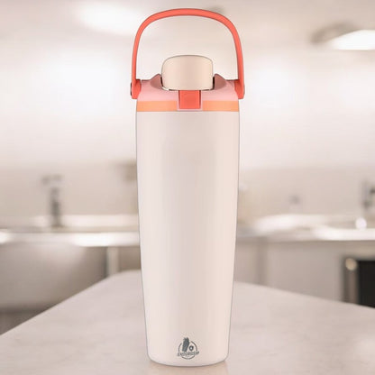 30 oz Lock Lid Handheld Stainless Steel Tumbler with Handle & Straw – EnduroSip