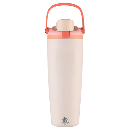 30 oz Lock Lid Handheld Stainless Steel Tumbler with Handle & Straw – EnduroSip