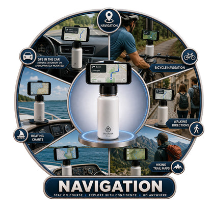 EnduroSip® 32 oz MagSafe Magnetic Phone Mount Water Bottle