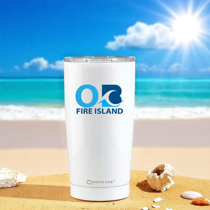 Ocean Beach Fire Island OB Wave 20 oz Stainless Steel Tumbler