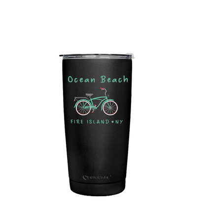 Ocean Beach Fire Island Bike 20 oz Stainless Steel Tumbler