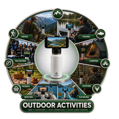 EnduroSip® 32 oz MagSafe Magnetic Phone Mount Water Bottle