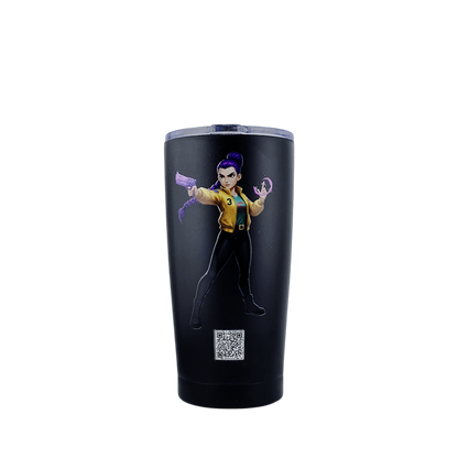 20 oz Rumi Double-Sided Tumbler – EnduroSip Premium Stainless Steel | Double-Wall Vacuum Insulated | K-Pop Rumi Edition (Front & Back Designs)