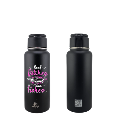 32 oz MagSafe Phone Holder Tumbler – “Reel Bitches Catch Fishes” Fishing Edition