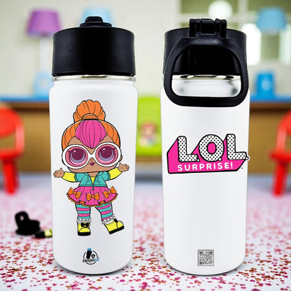 LOL Surprise Neon QT 16 oz Kids Tumbler – Double Wall Vacuum Insulated with Sip Lid & Straw